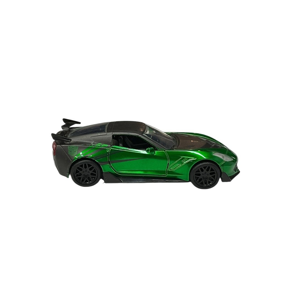 Hasbro 2020 Transformers Chevrolet Corvette Stingray Diecast Car Green Black